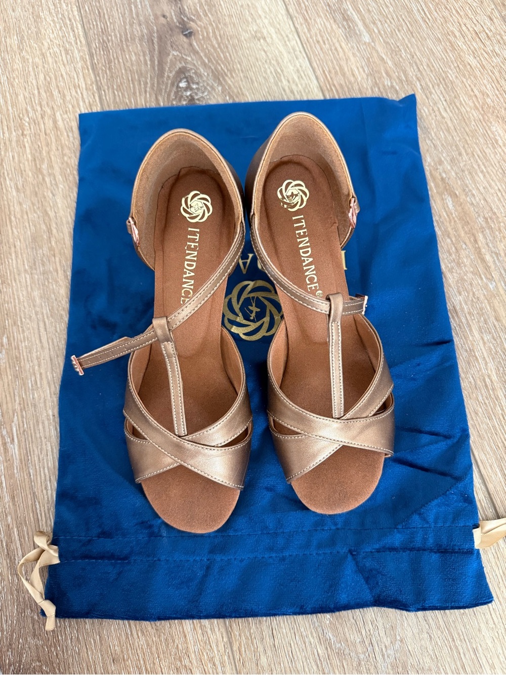 Suede Latin ballroom dance shoes heel 6cm US 5.5